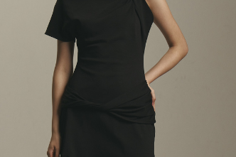 Convertible Zip - Shoulder Dress — view 2