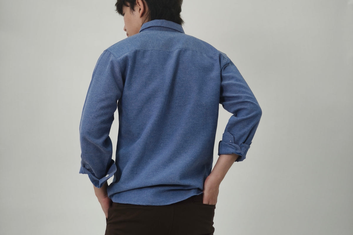 URBAN SNAP Oxford Shirt รุ่น OFX002 NV — view 2