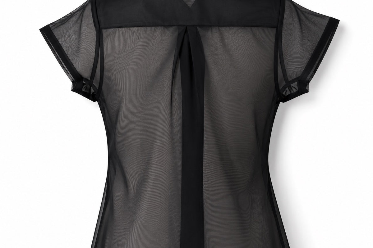 COLLARED SHEER SHIRT — view 3