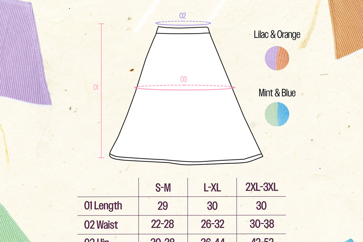 CUPPA - MACARON Long skirt — view 4