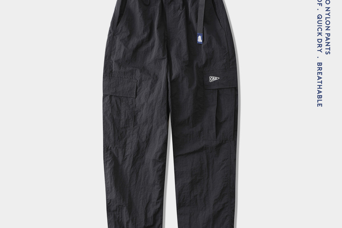 Calm cargo nylon pants