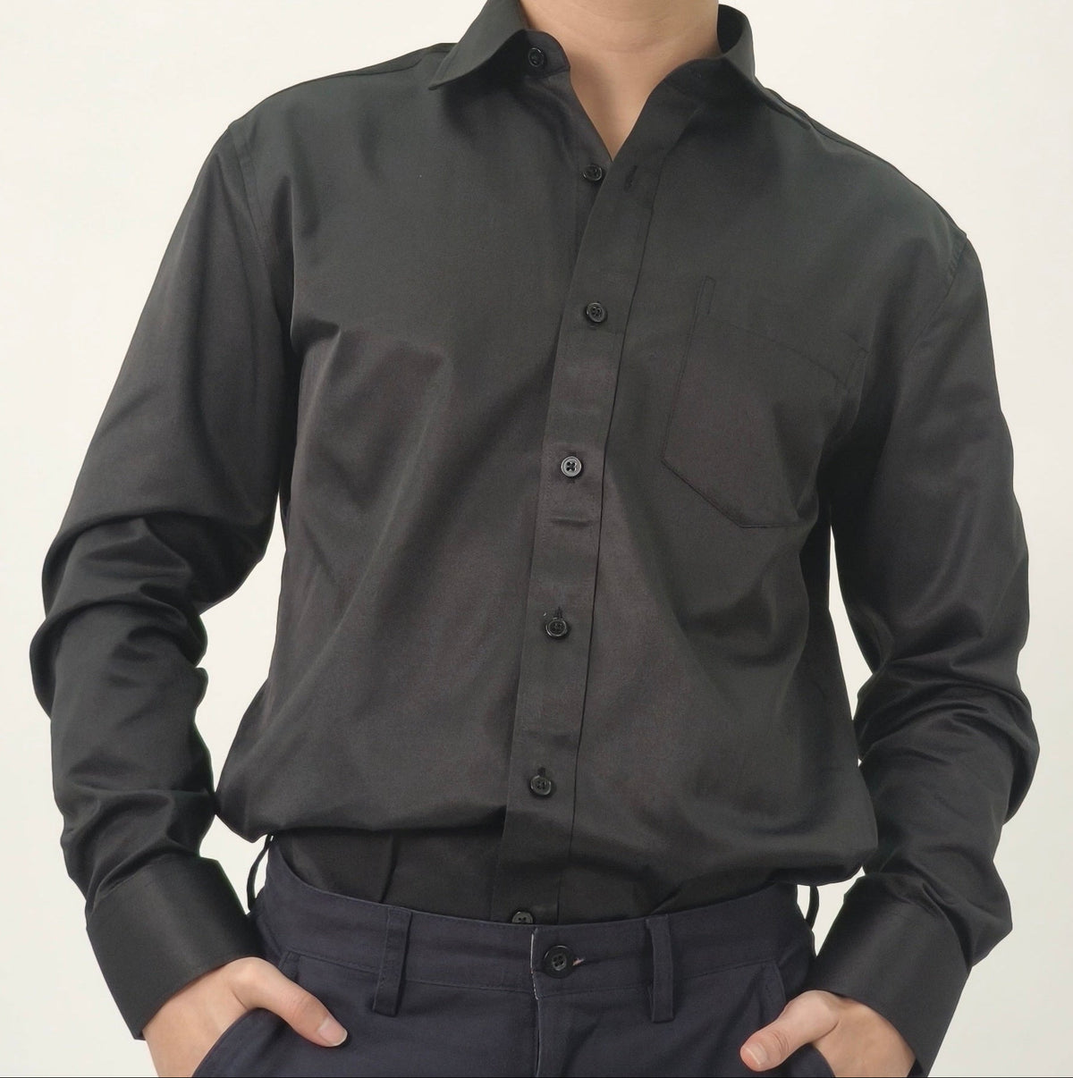 URBAN SNAP Oxford Shirt  รุ่น OFX006 BK. — C PROJECT product image