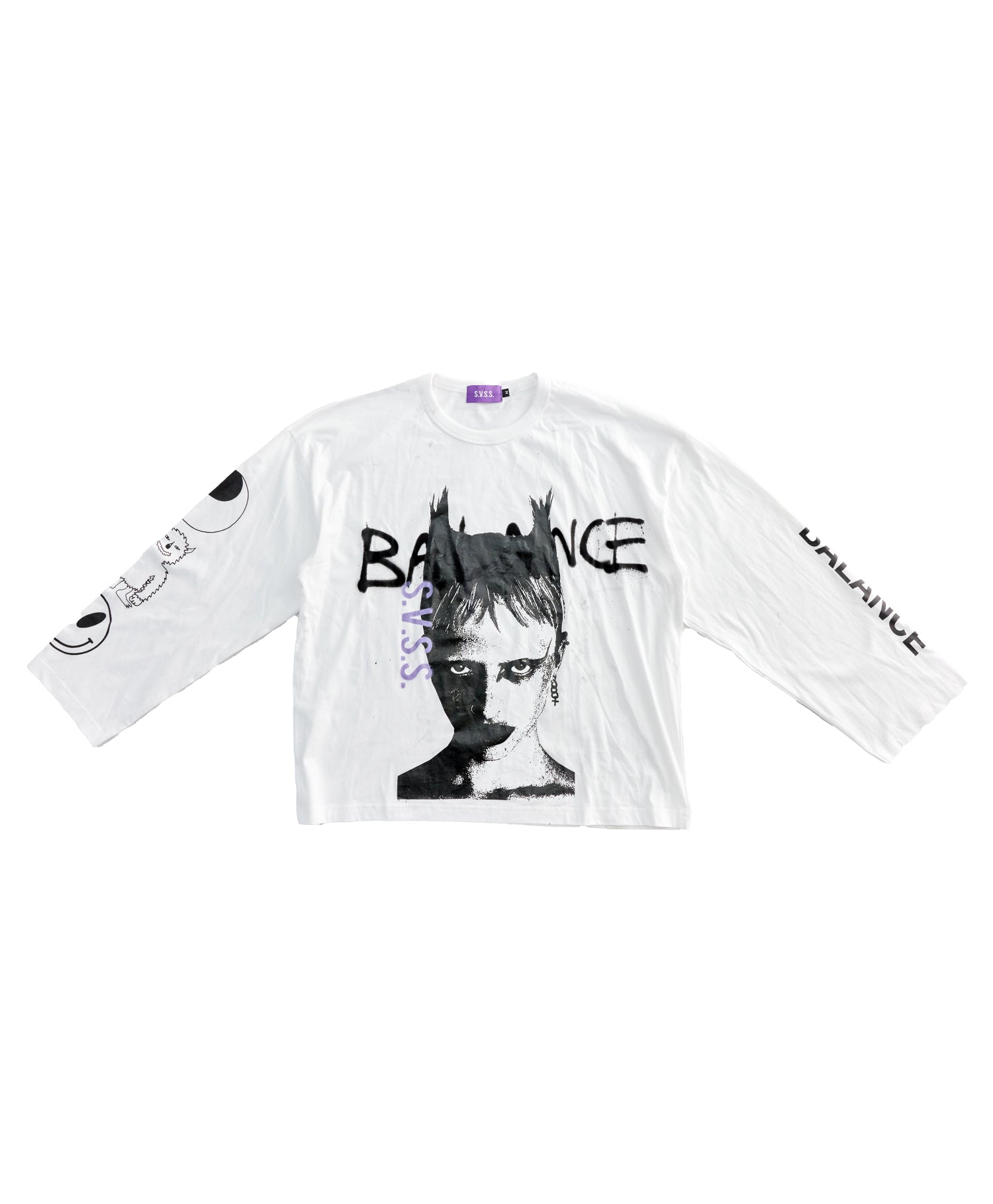 Mohawk Girl Oversized Long Sleeves