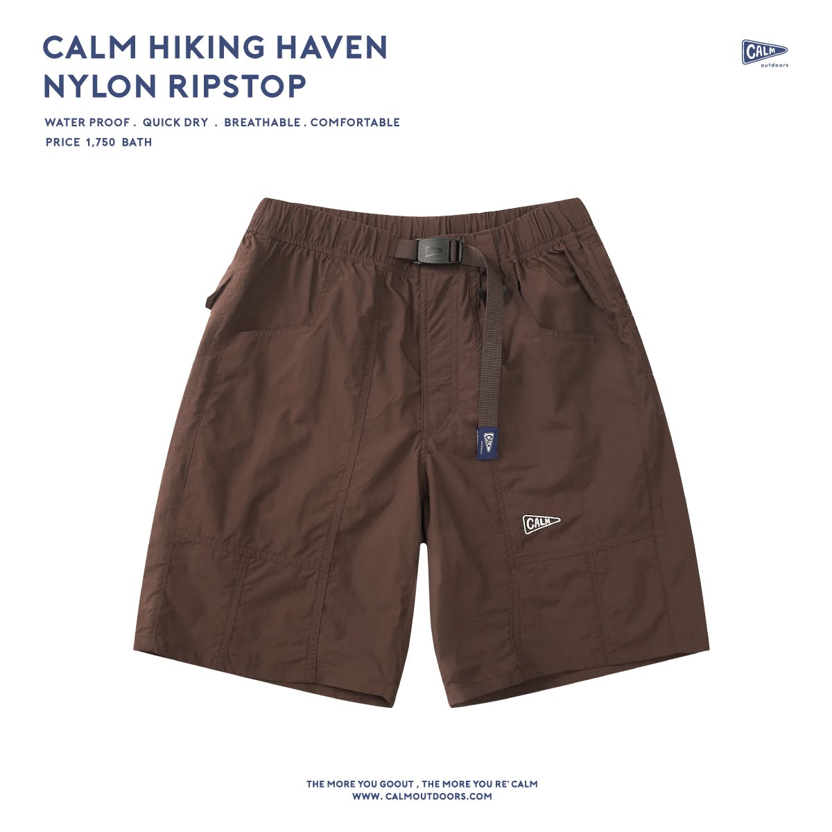 Calm Hiking Haven Ripstop nylon Shorts — view 2